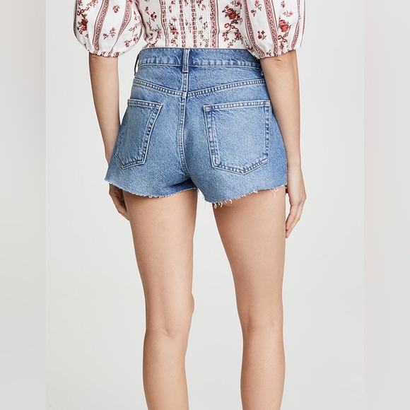 Reformation Dixie High Waist Denim Cutoff Jean Shorts Size 26 - Picture 2 of 12